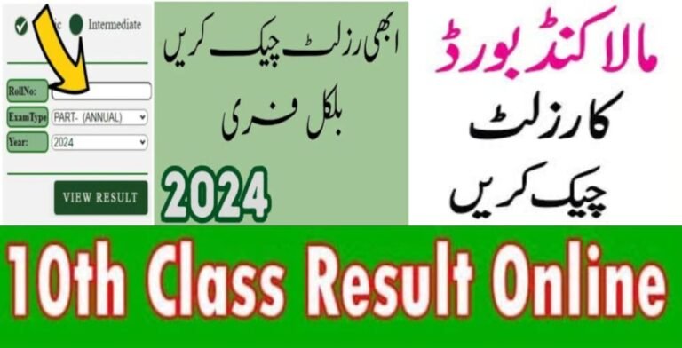 Malakand Board 10th Class Result 2024